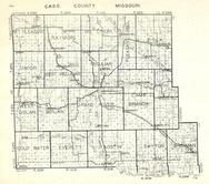 Cass County, Mt. Pleasant, Raymore, Big Creek, Union, West Peculiar, Camp Branch, Dayton, Missouri State Atlas 1940c